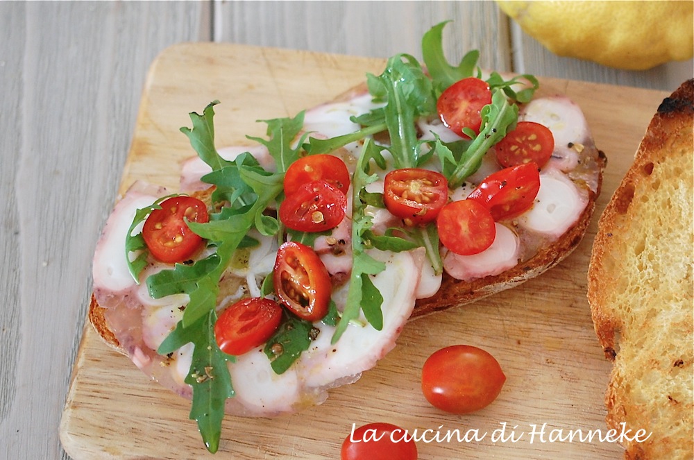 Bruschetta al carpaccio