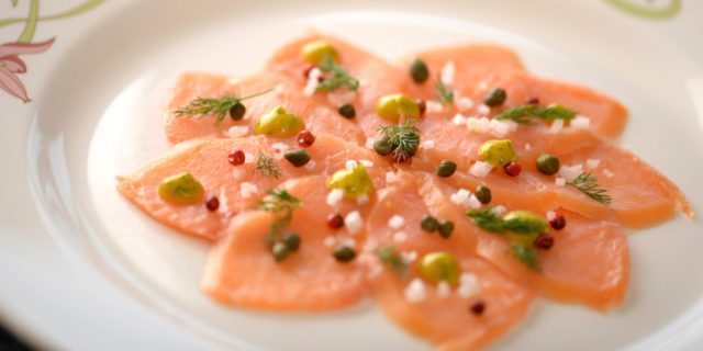 Carpaccio di salmone