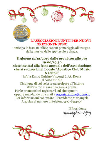 Volantino dell'evento